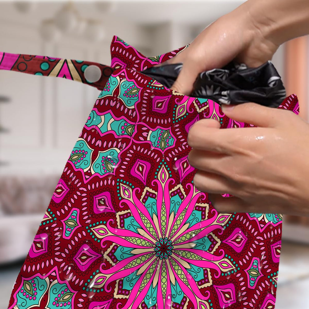 VBCVBGFH 9.8x12-inch bags fit diapers, cosmetics, and travel essentials.