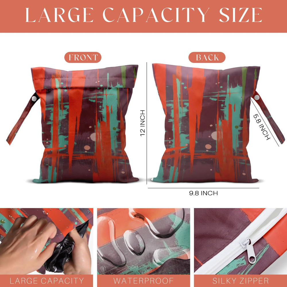 VBCVBGFH makeup bag doubles as sanitary kit with easy cleaning.