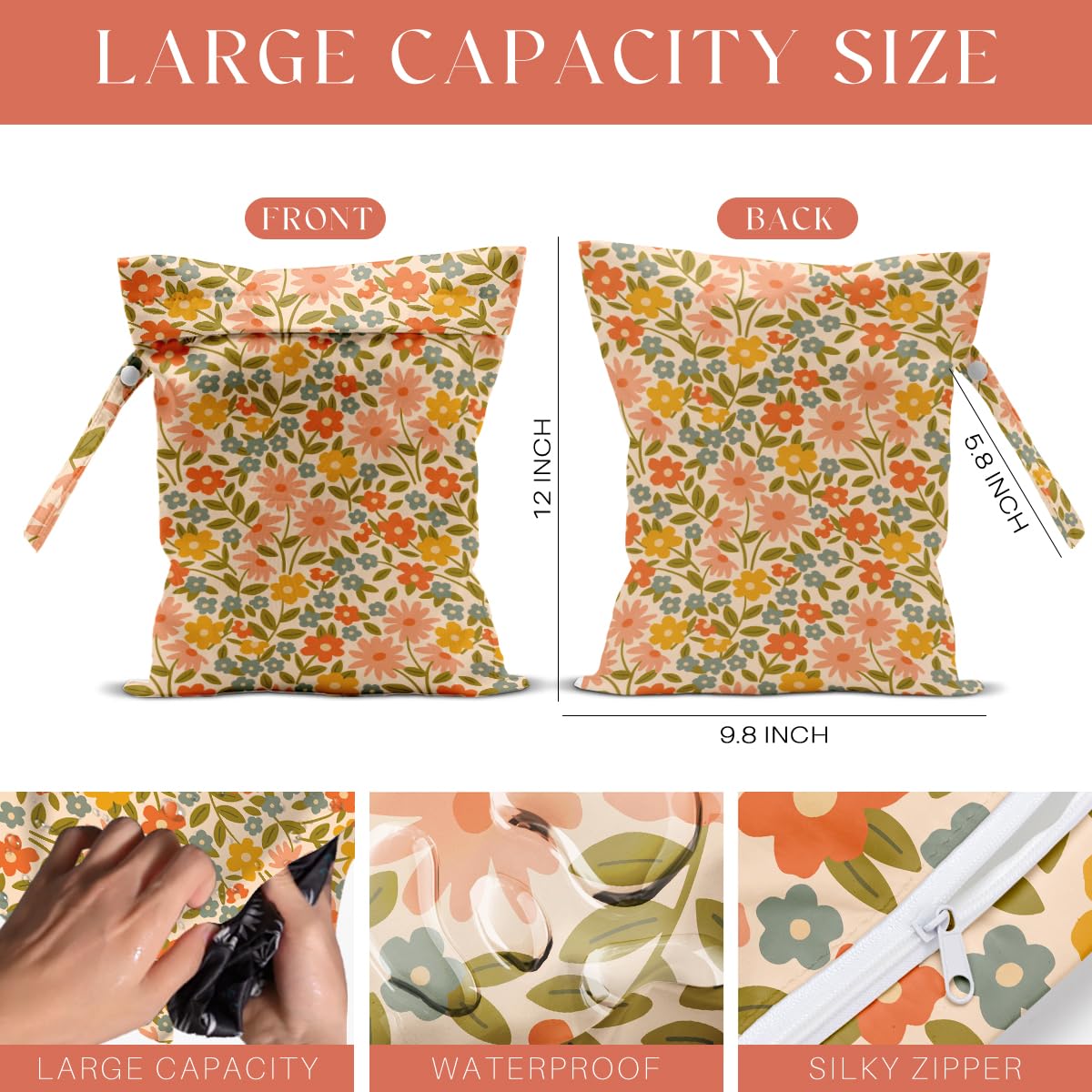 VBCVBGFH makeup bag doubles as travel wash bag with waterproof lining