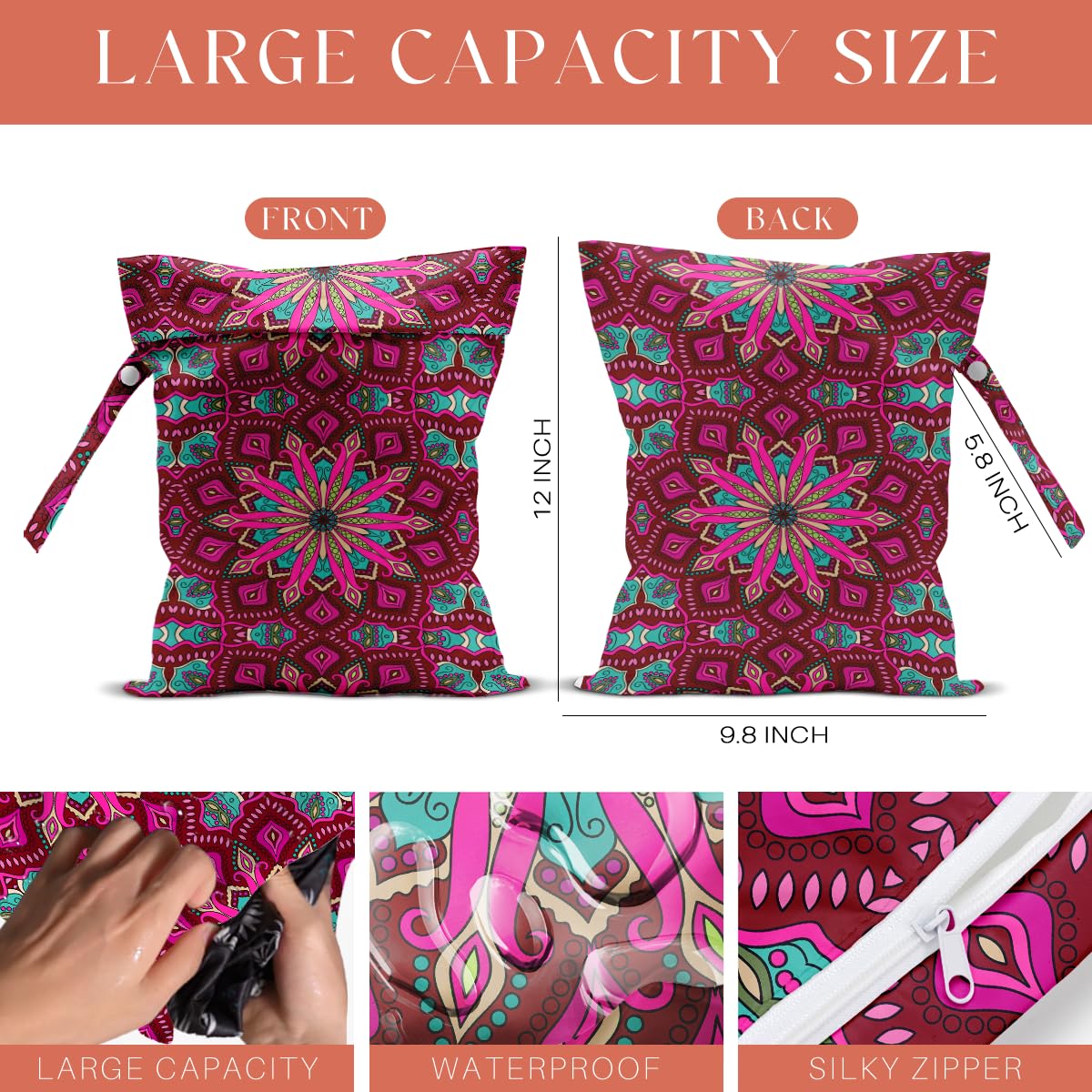 VBCVBGFH versatile bags work as makeup, travel, or storage organizers.