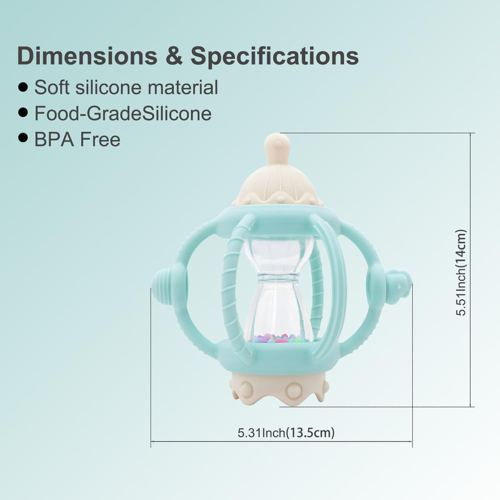 Vbglmya removable teether ring for versatile play and easy cleaning.