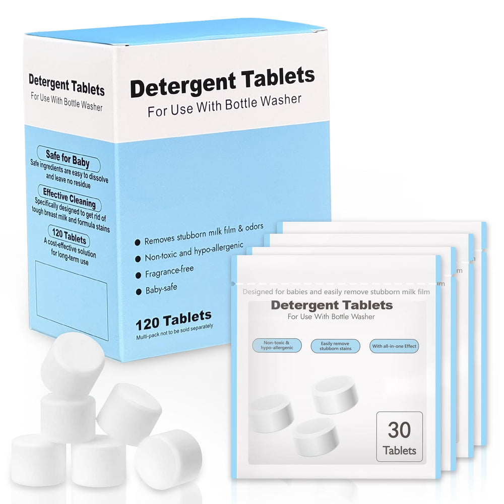 VBSUTO 120-pack detergent tablets in box for bottle washers.