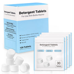 VBSUTO 120-pack detergent tablets in box for bottle washers.