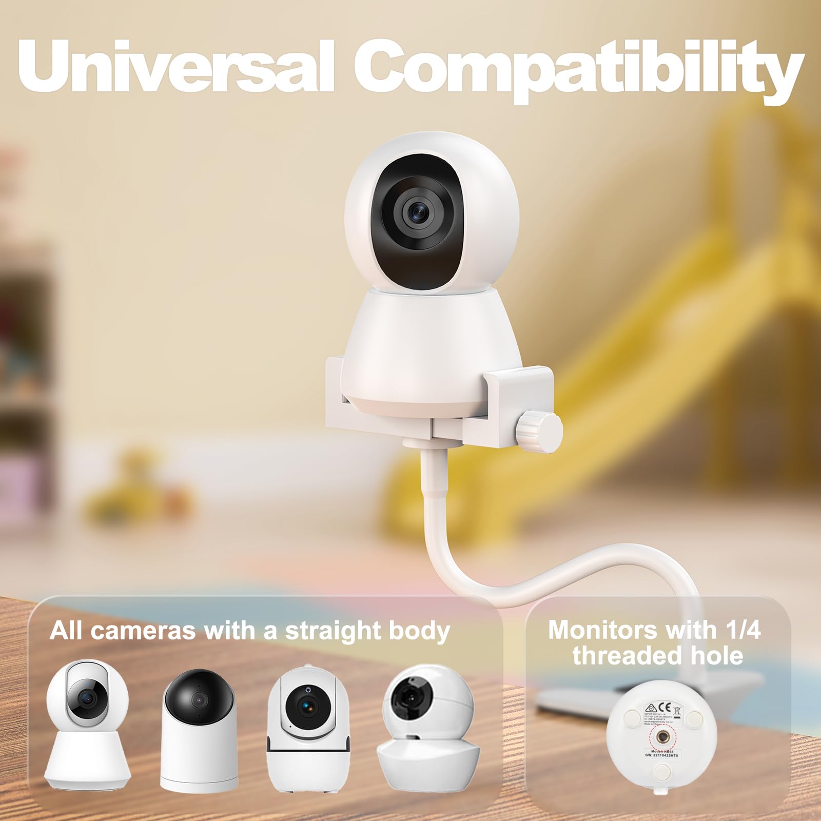 Vebiso 360-degree gooseneck lets you adjust angle for clear viewing from anywhere