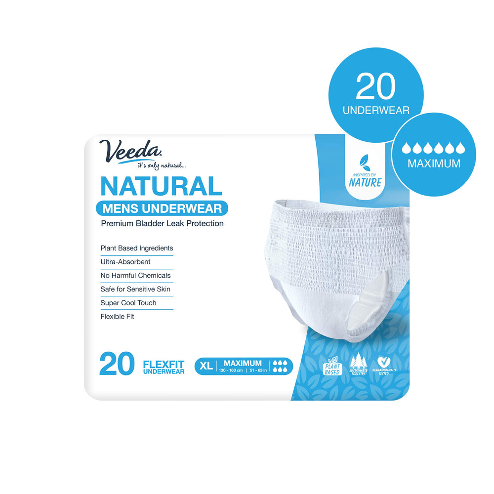 Recyclable packaging shown as part of Veeda eco-conscious approach