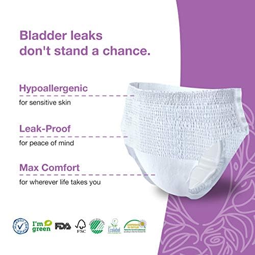 Veeda Natural Underwear absorbent bio-core highlighting quick moisture lock