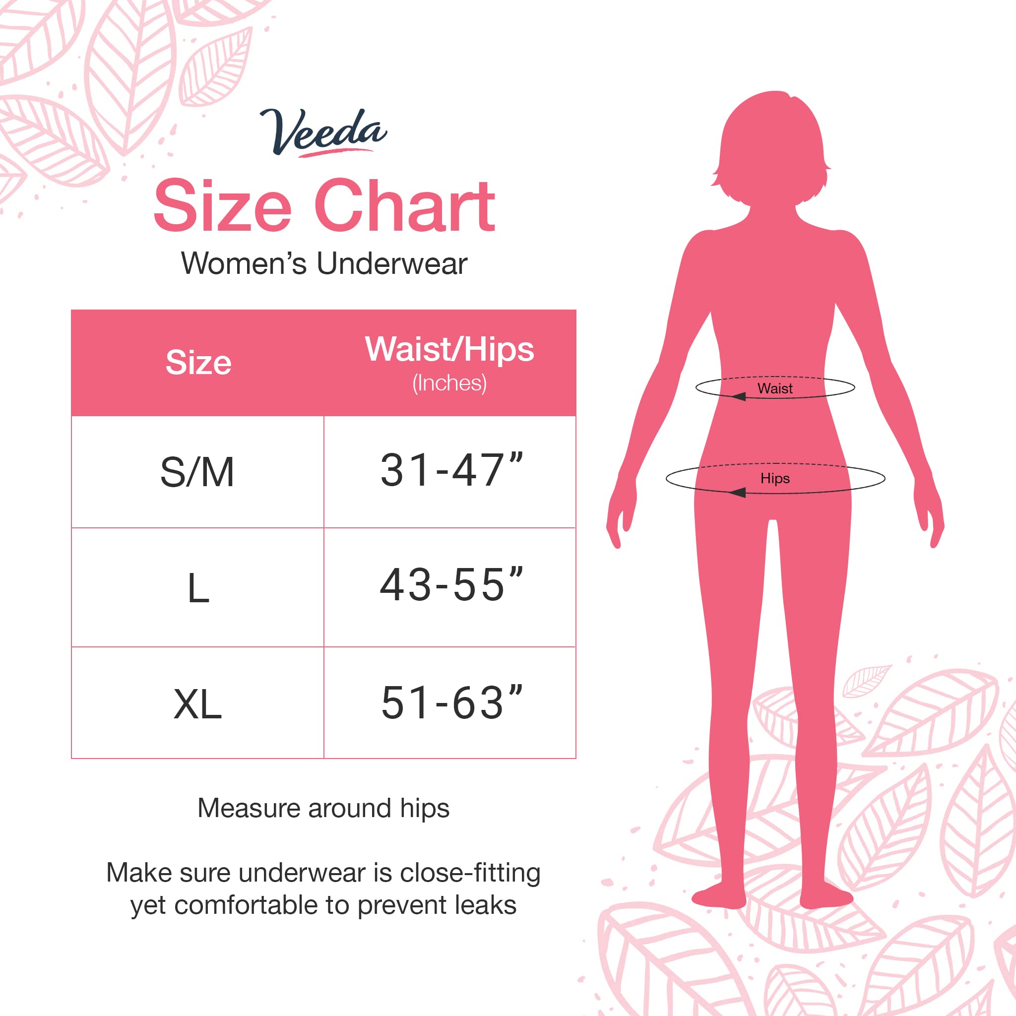 Veeda Natural Underwear eco packaging emphasizes sustainability.
