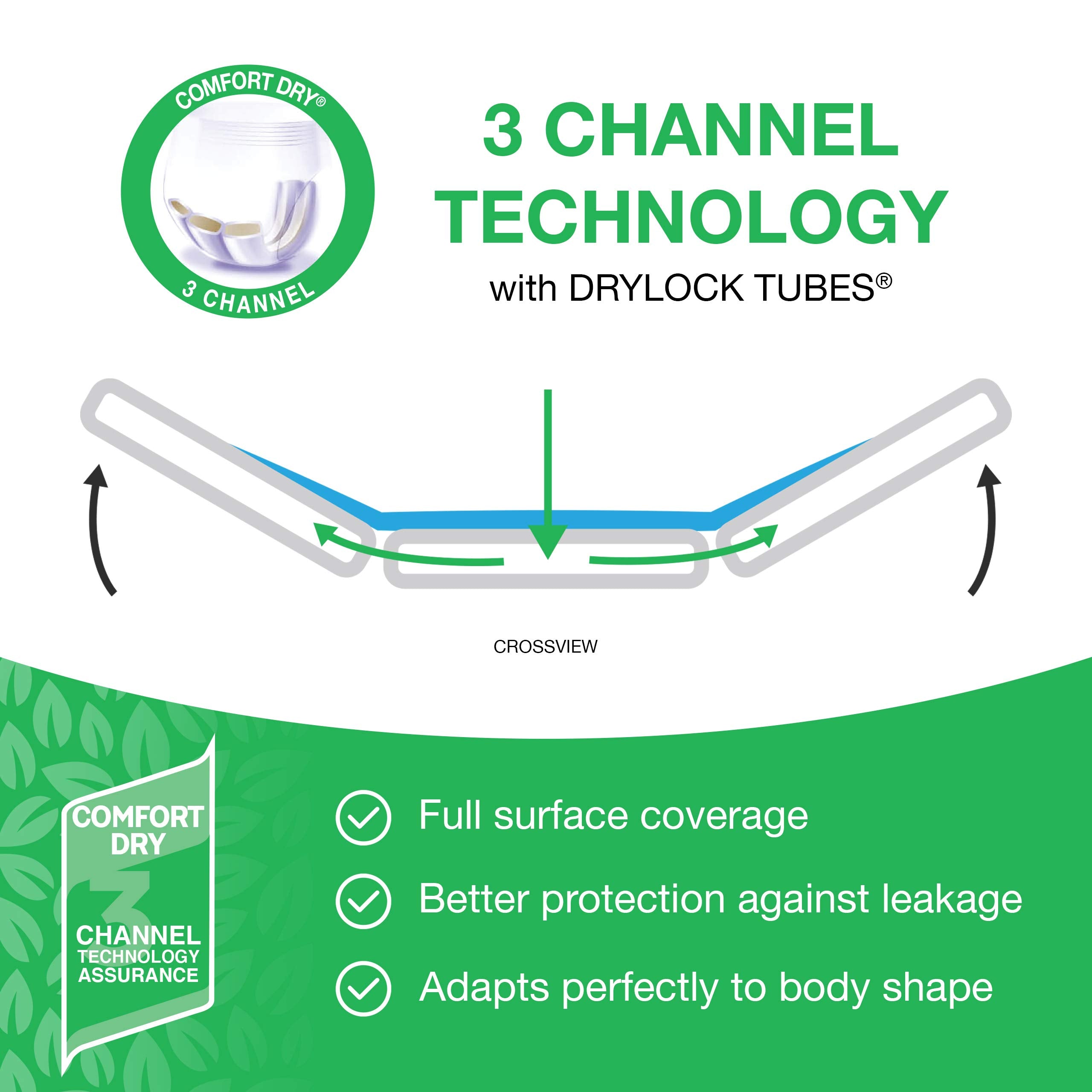 Veeda plant-based materials delivering sustainable comfort and flexible fit.