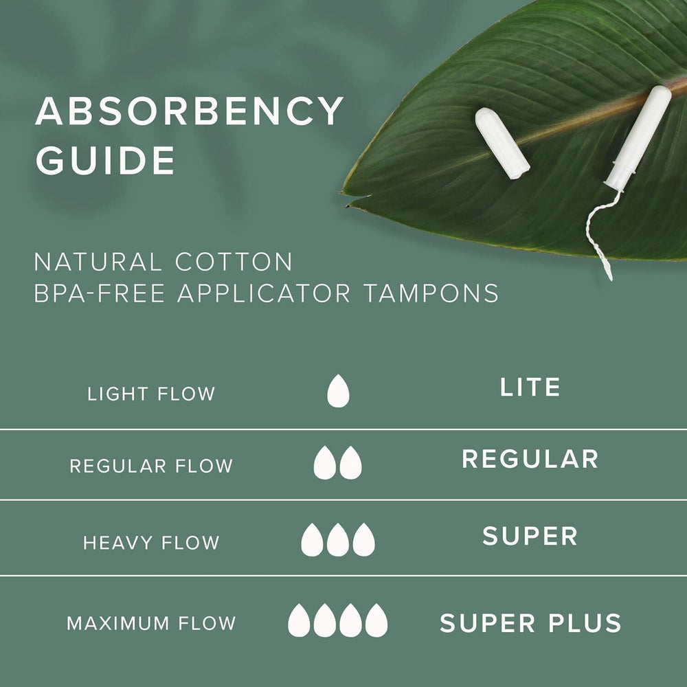 Veeda regular absorbency tampon provides daily reliable protection.