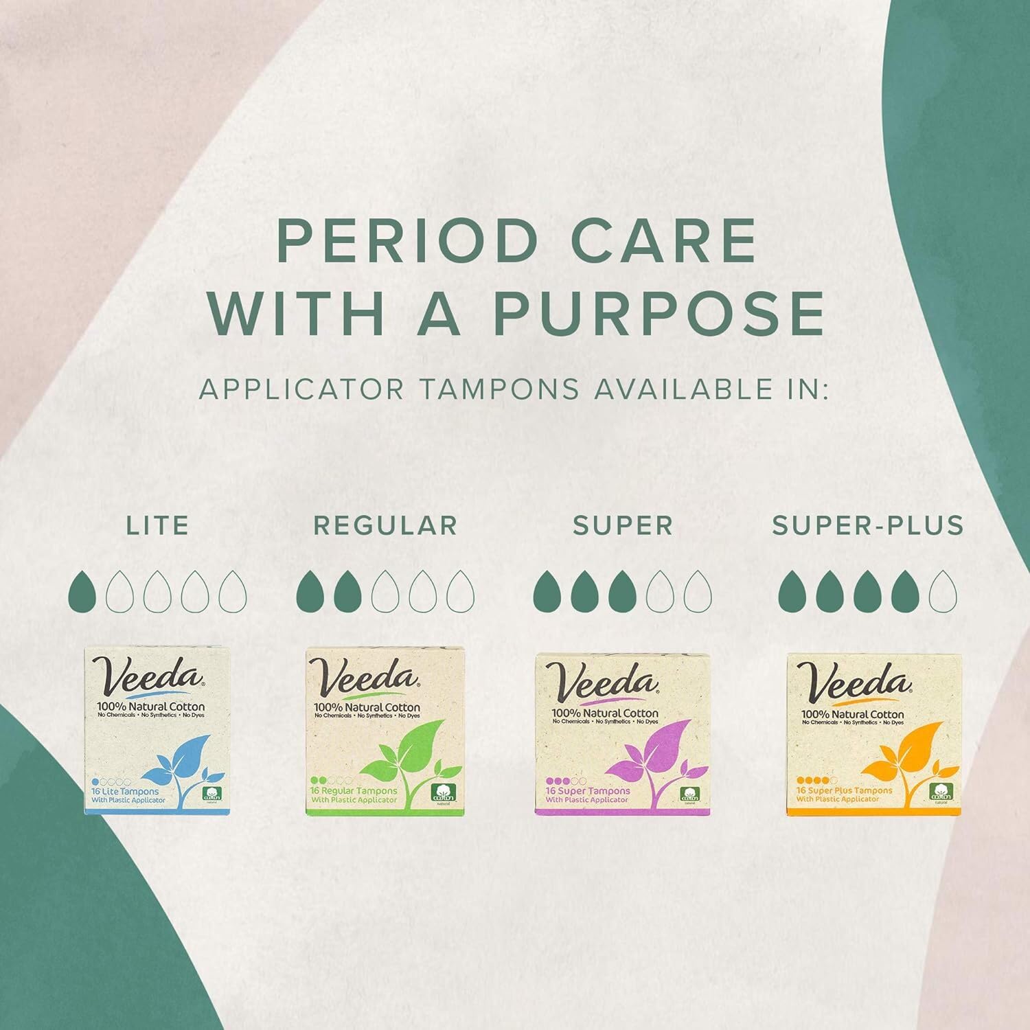 Veeda tampons sustainable-care packaging for responsible choices