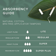 Veeda unscented tampons minimize irritation while staying reliably absorbent.