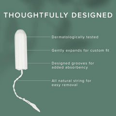 Veeda tampons unscented hypoallergenic formula supports sensitive users.