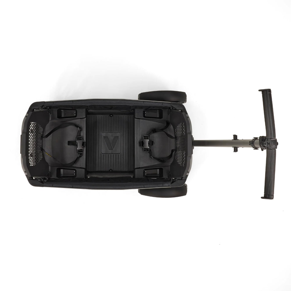 Veer Cruiser City drink tray and cup holders in use