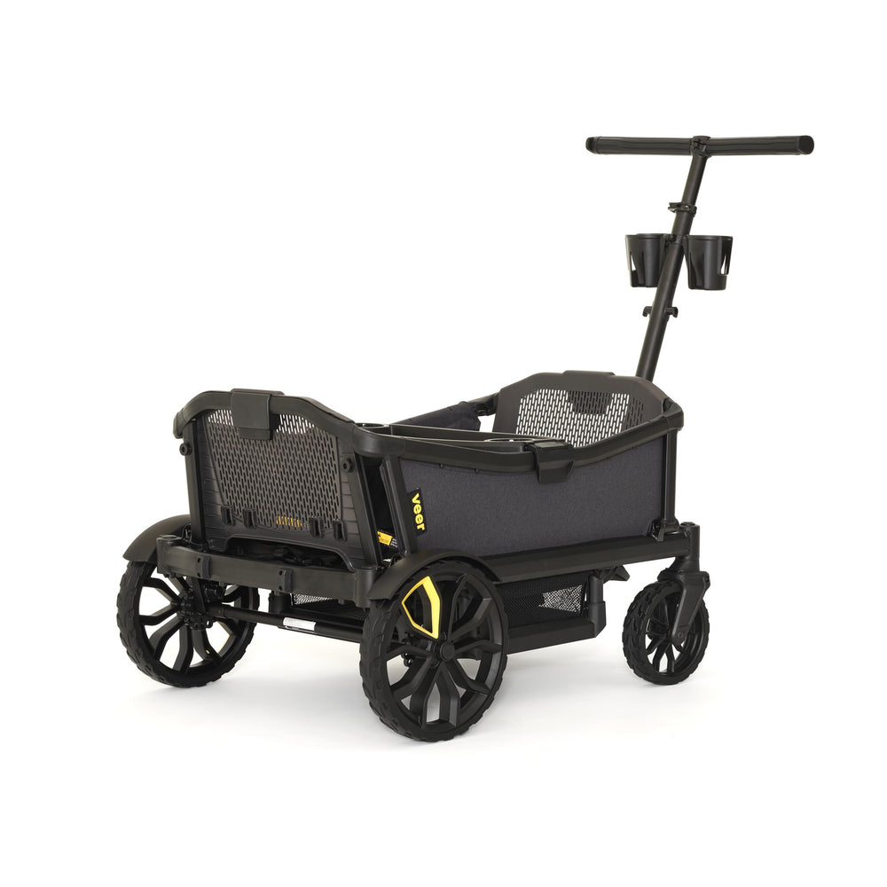 Veer Cruiser XL lightweight four-seat wagon designed for easy trunk storage.