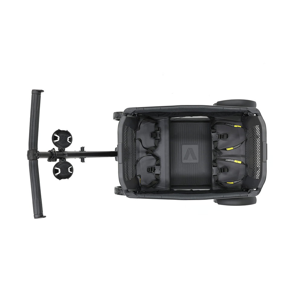 Veer Cruiser XL in wagon mode ready to pull over uneven terrain.