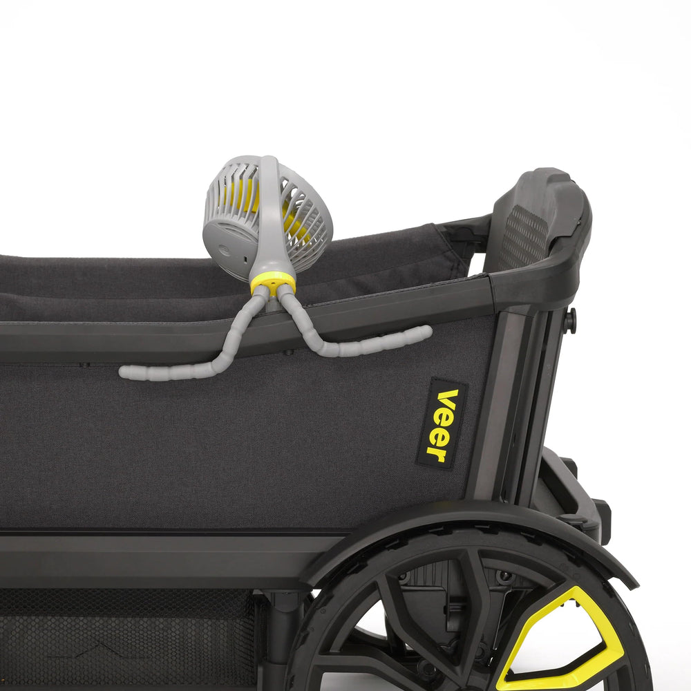 Veer Flex Fan attaches securely to Veer strollers