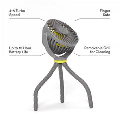 Veer Flex Fan Turbo mode for extra breeze on hot days