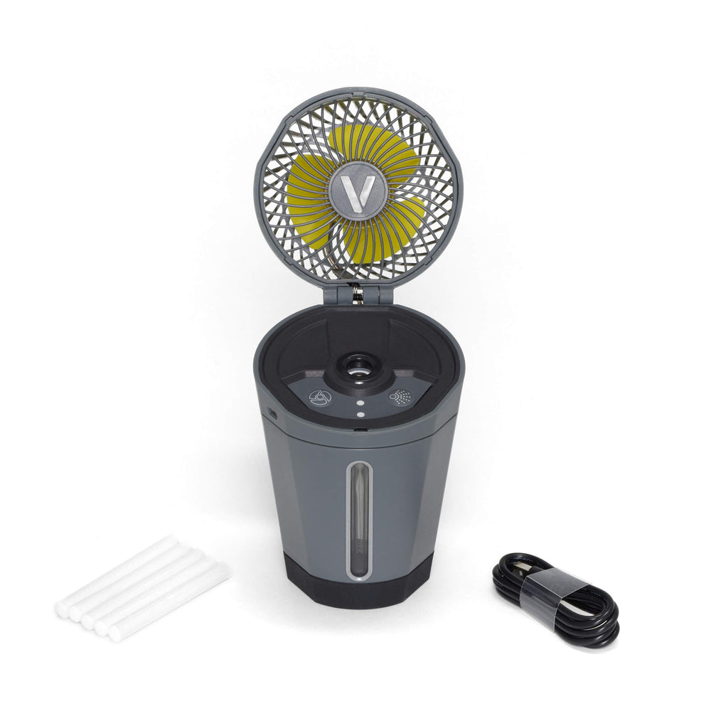 Veer misting fan for babies delivers a gentle mist for comfortable outings.