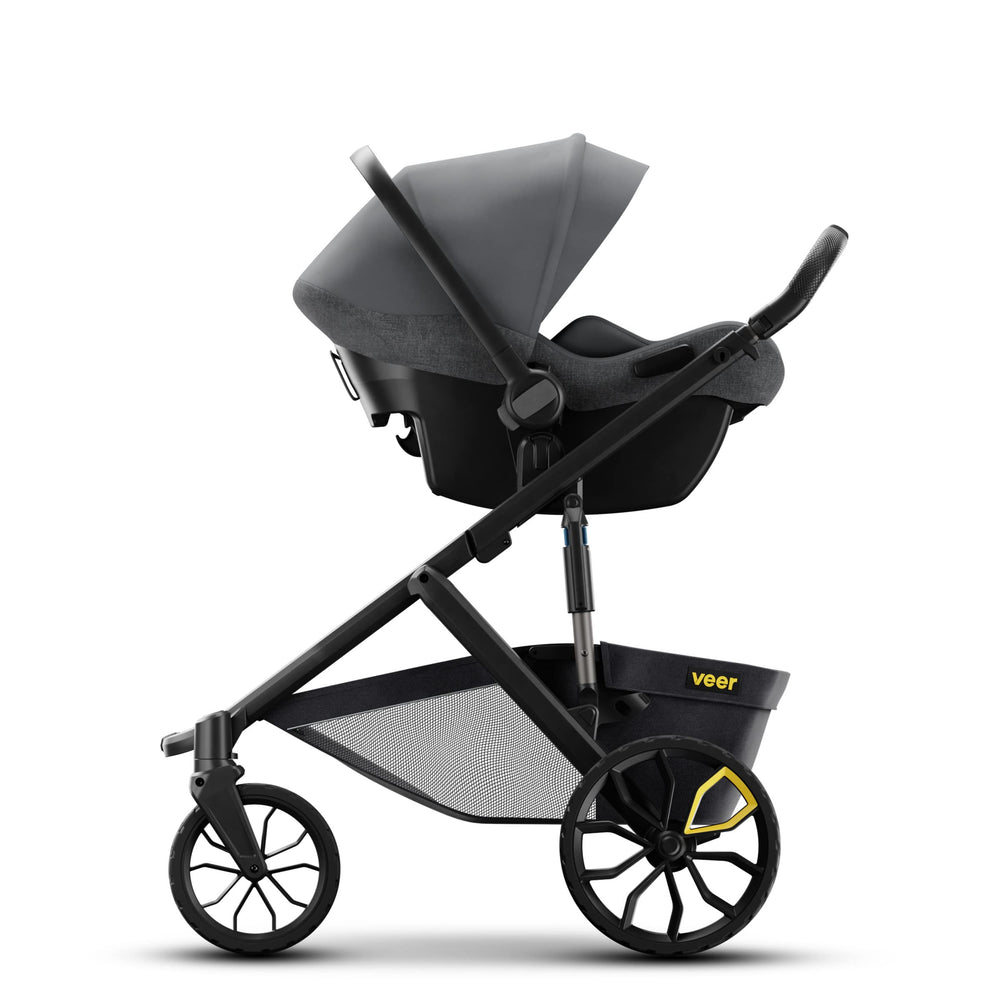 Veer Switchback &Roll frame rear-view shows durable construction and suspension