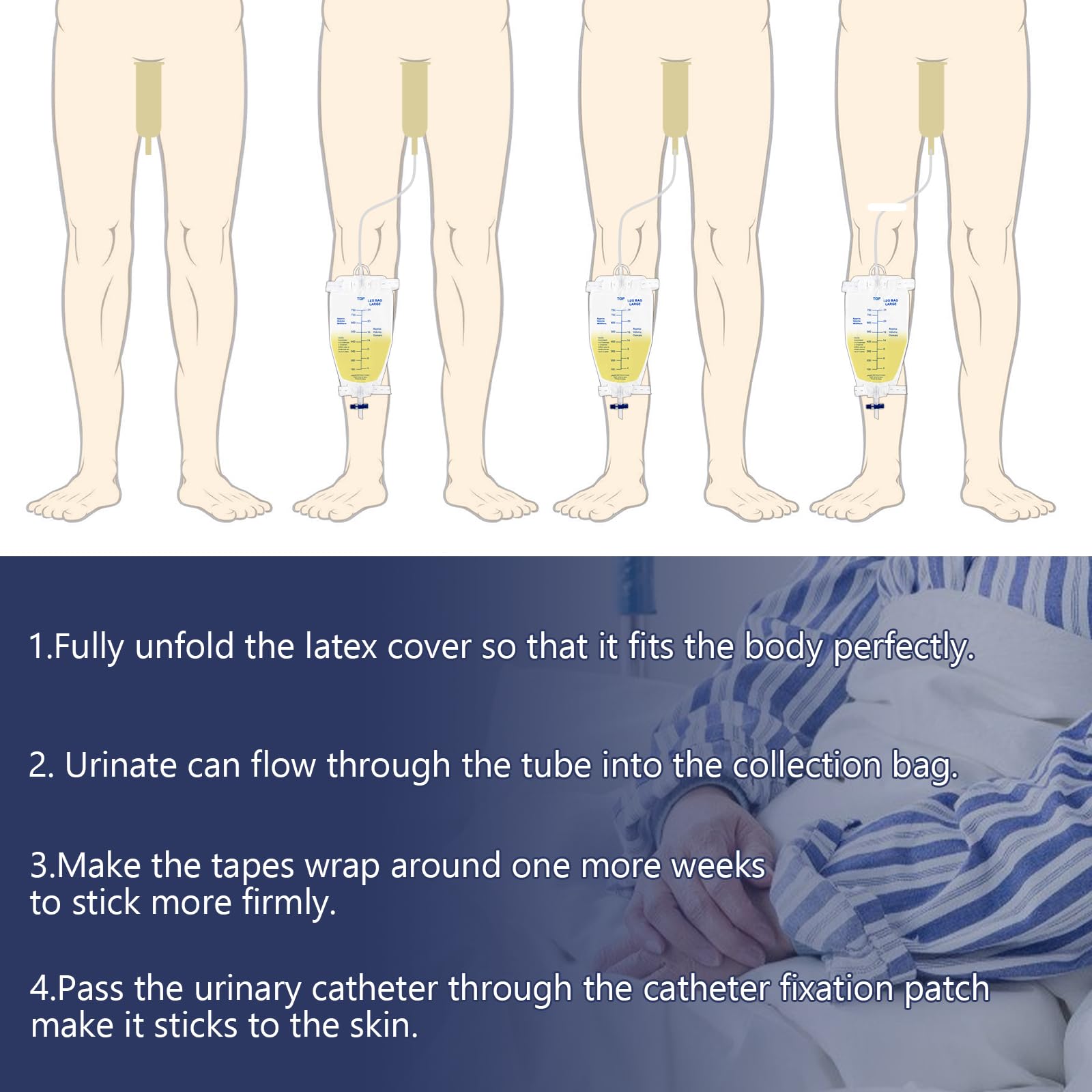 VEEVIIY anti-kink bellow maintains smooth urine flow