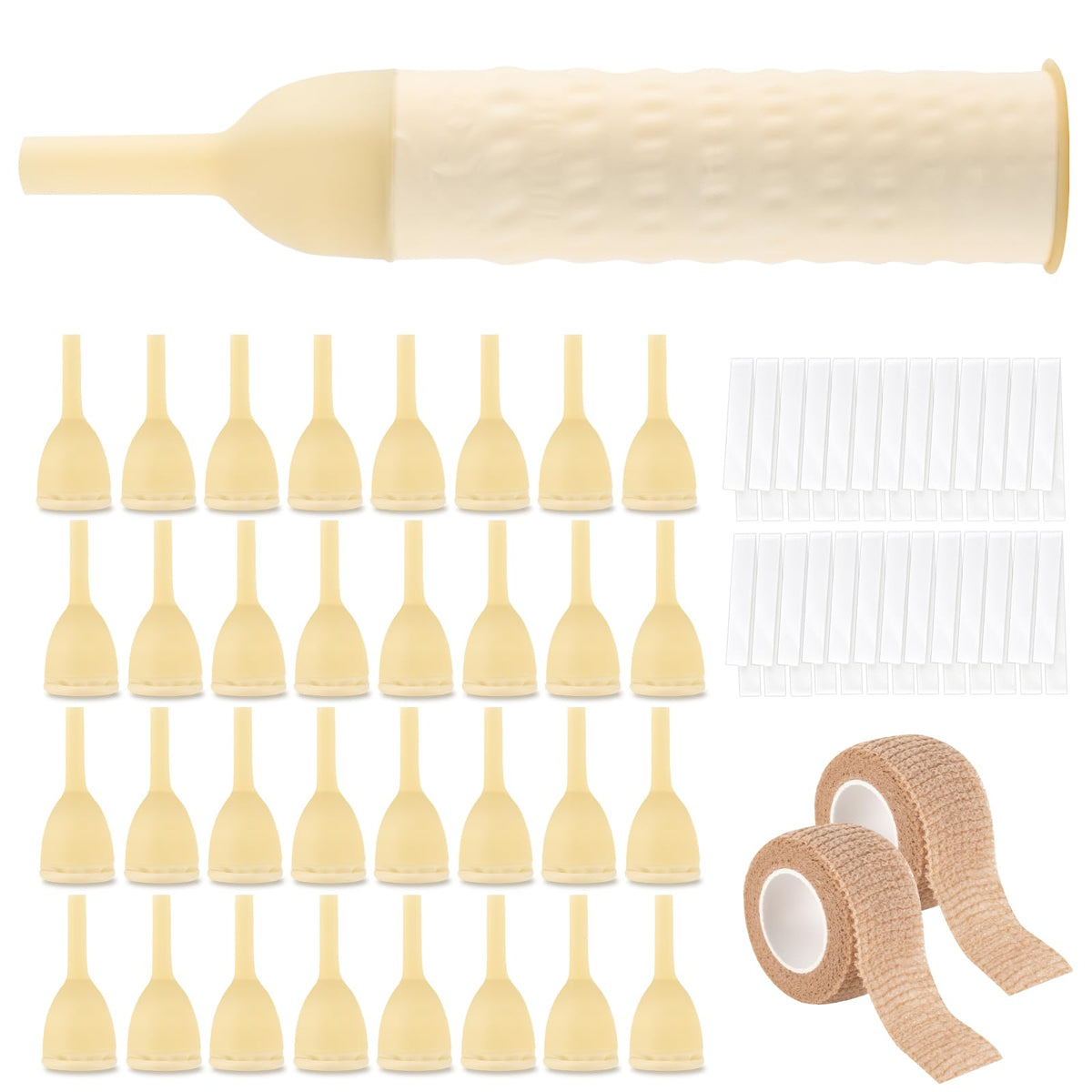 VEEVIIY external catheter kit packaging emphasizes hygiene and ease of use at home