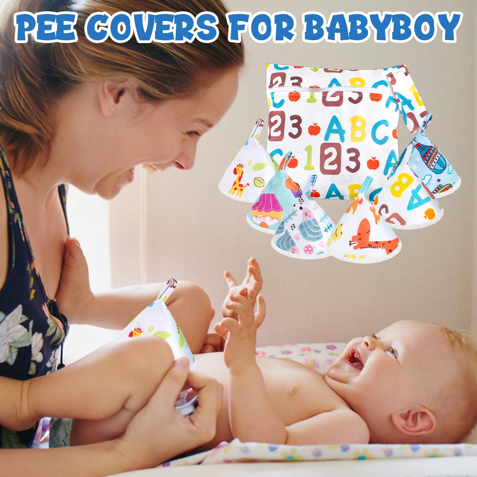 VEEVIIY 12-piece pee cover set with six styles for versatility
