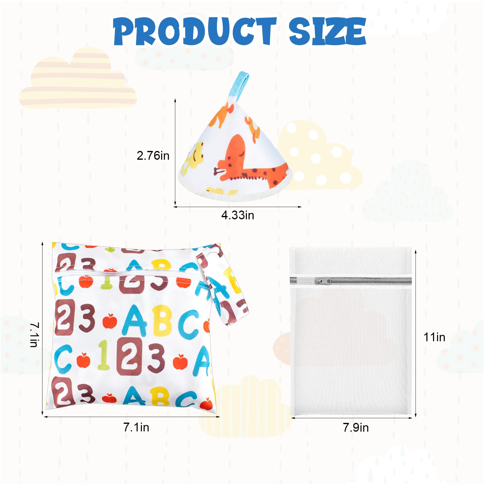 VEEVIIY waterproof outer layer helps prevent leaks during diaper changes