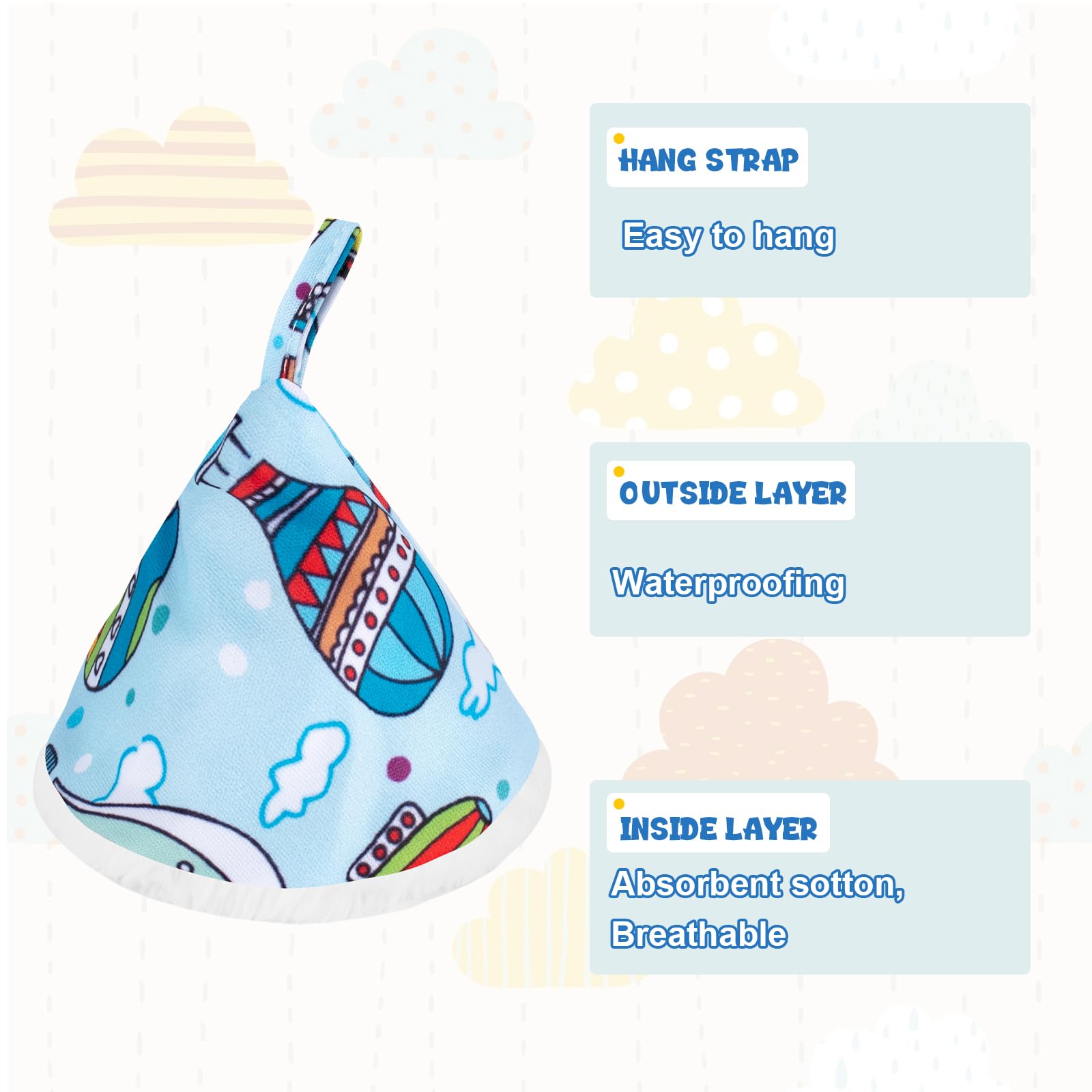 VEEVIIY soft flannel fabric feel of the pee covers