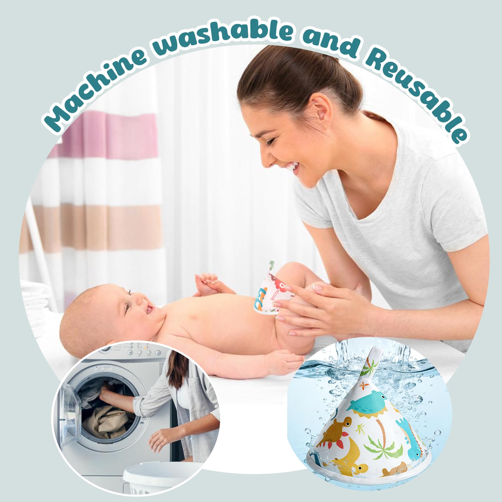 VEEVIIY storage bag with strap for hanging on stroller or crib.