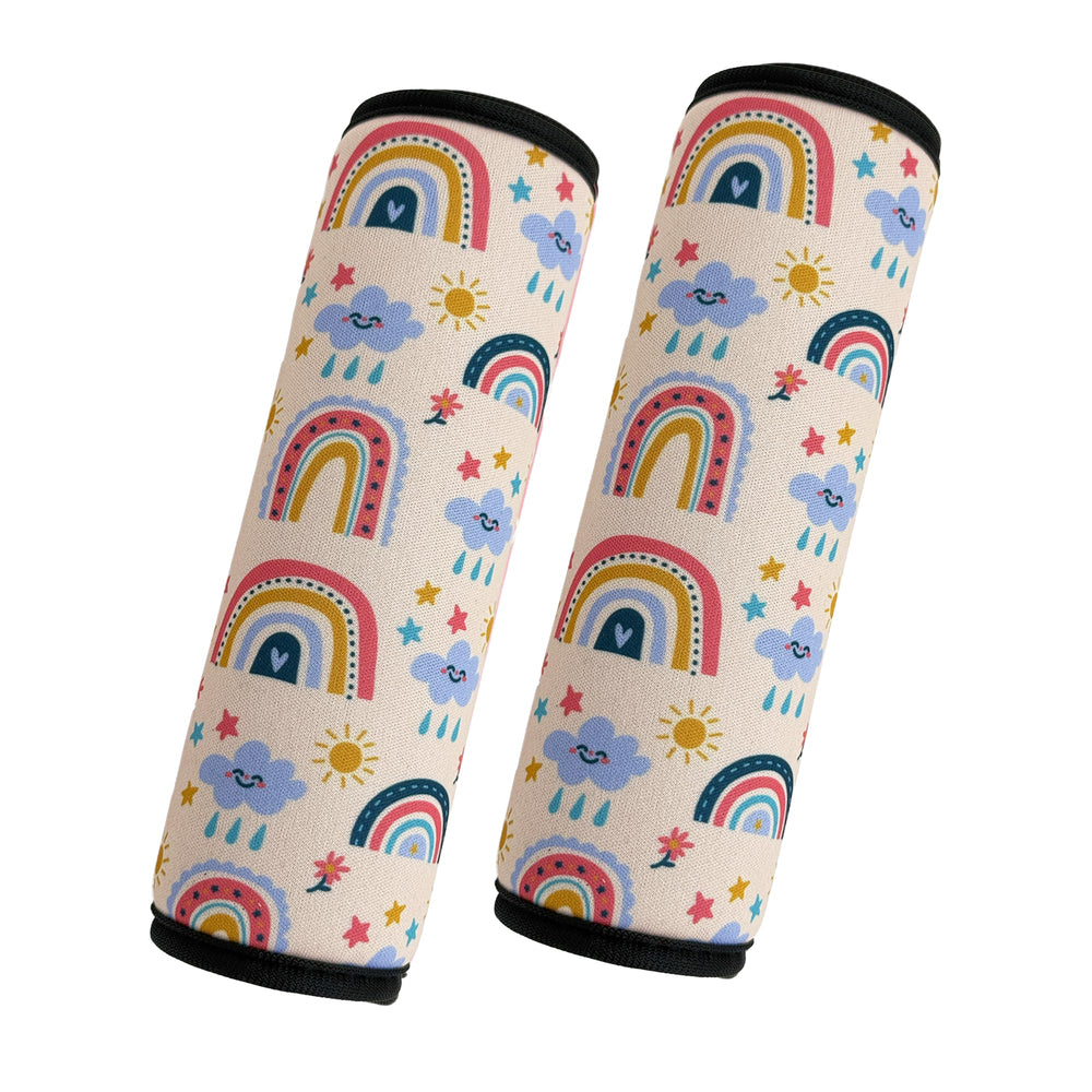 VegaPunkLab rainbow animal pattern seat straps for gentle car rides