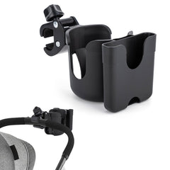Vekniqo cup holder for stroller ensures Evenflo compatibility and spill-safe access.