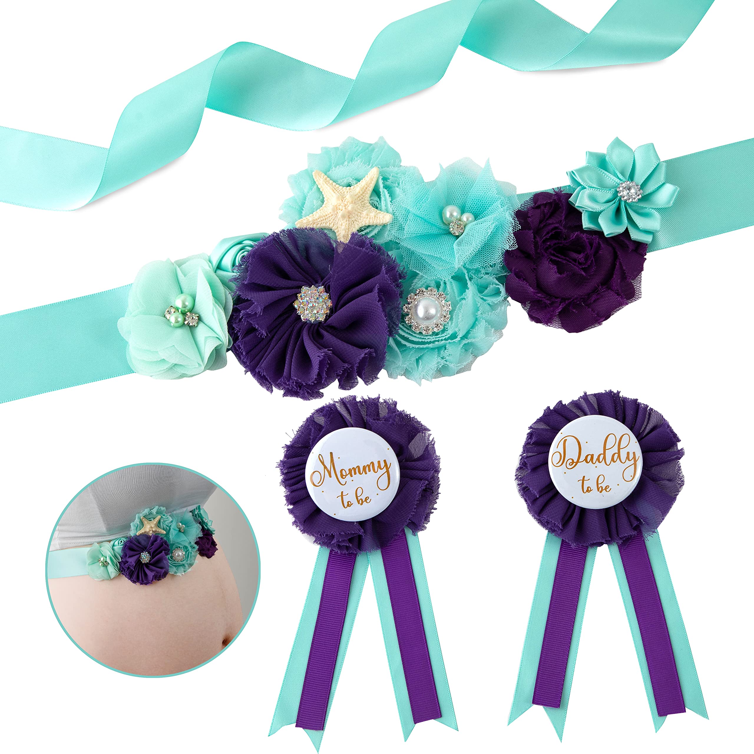 Vemonllas daddy-to-be corsage pin for easy wear and keepsake moments