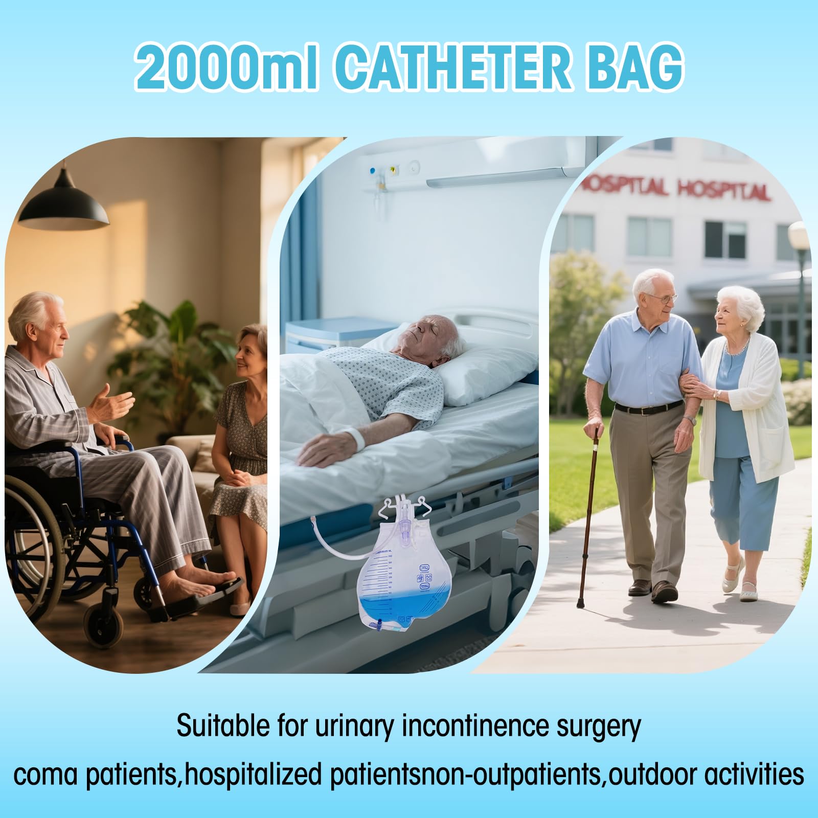 Ventro Vykor sterilized single-use bag ready for hygienic disposal.
