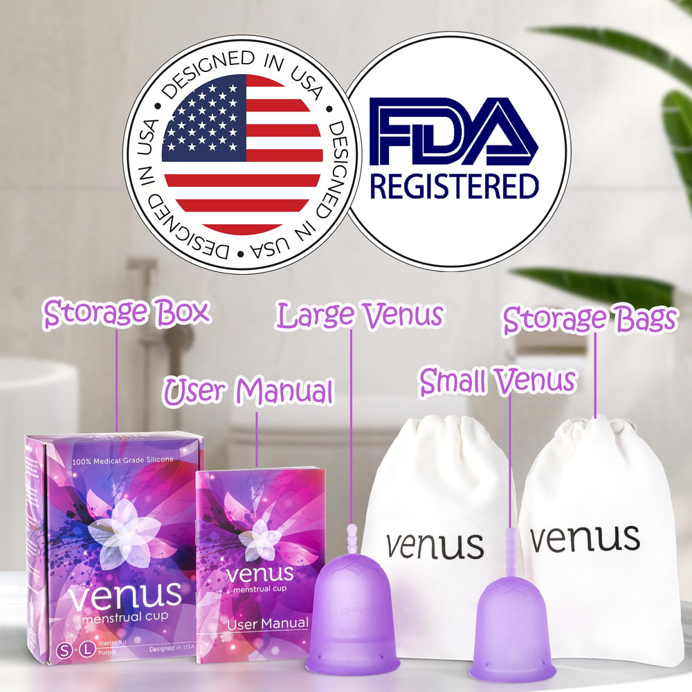 Venus Cup ISO-certified safety and quality standards.