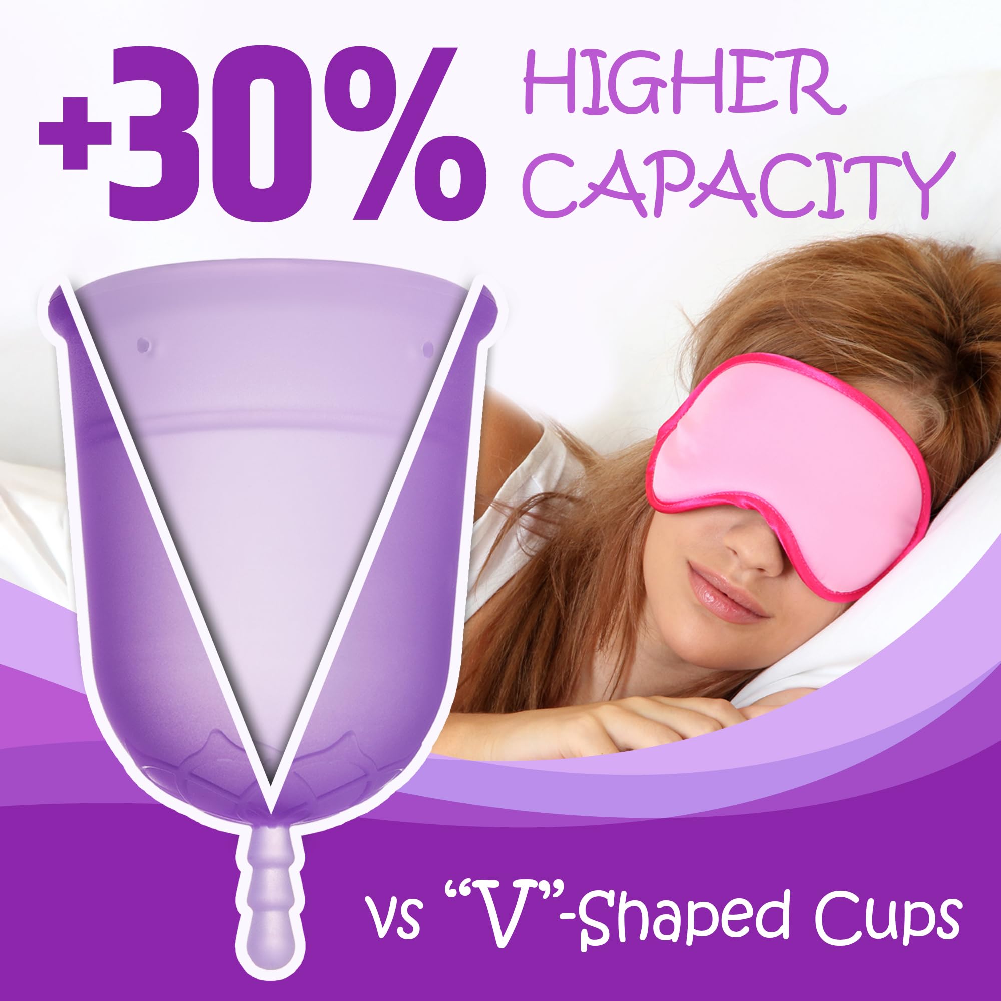 Venus menstrual cup made in the USA, ISO certified for quality and consistency.