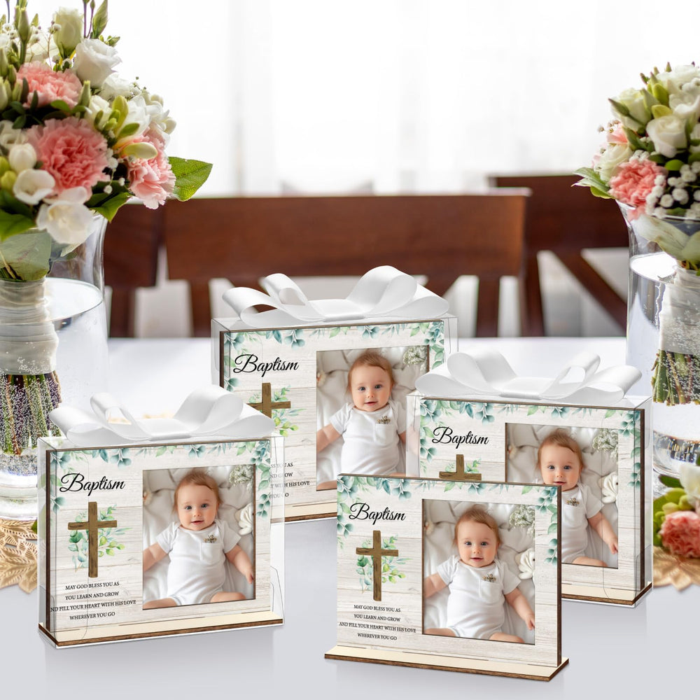 Vercraft baby shower decor ideas with frames on display