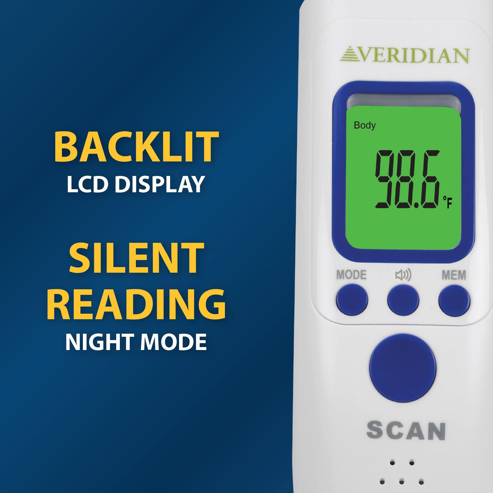 Veridian thermometer suitable for all ages at home.