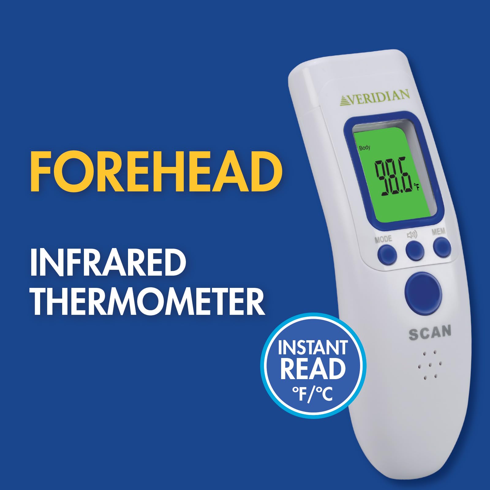 Veridian thermometer measuring bathwater temperature for safe checks.