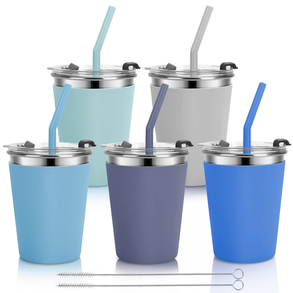 Vermida kids cups with leakproof lids for travel and mess-free drinks