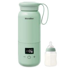 Veroline portable bottle warmer in travel-ready design for on-the-go feeding