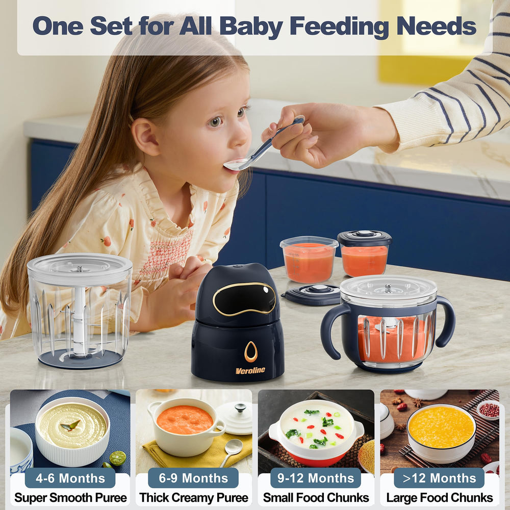 Veroline silicone spoons set for feeding