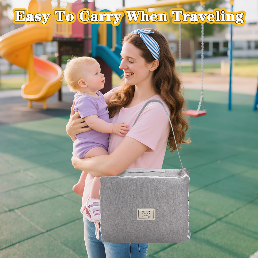 VerveBaby lightweight design with handle makes travel easy.