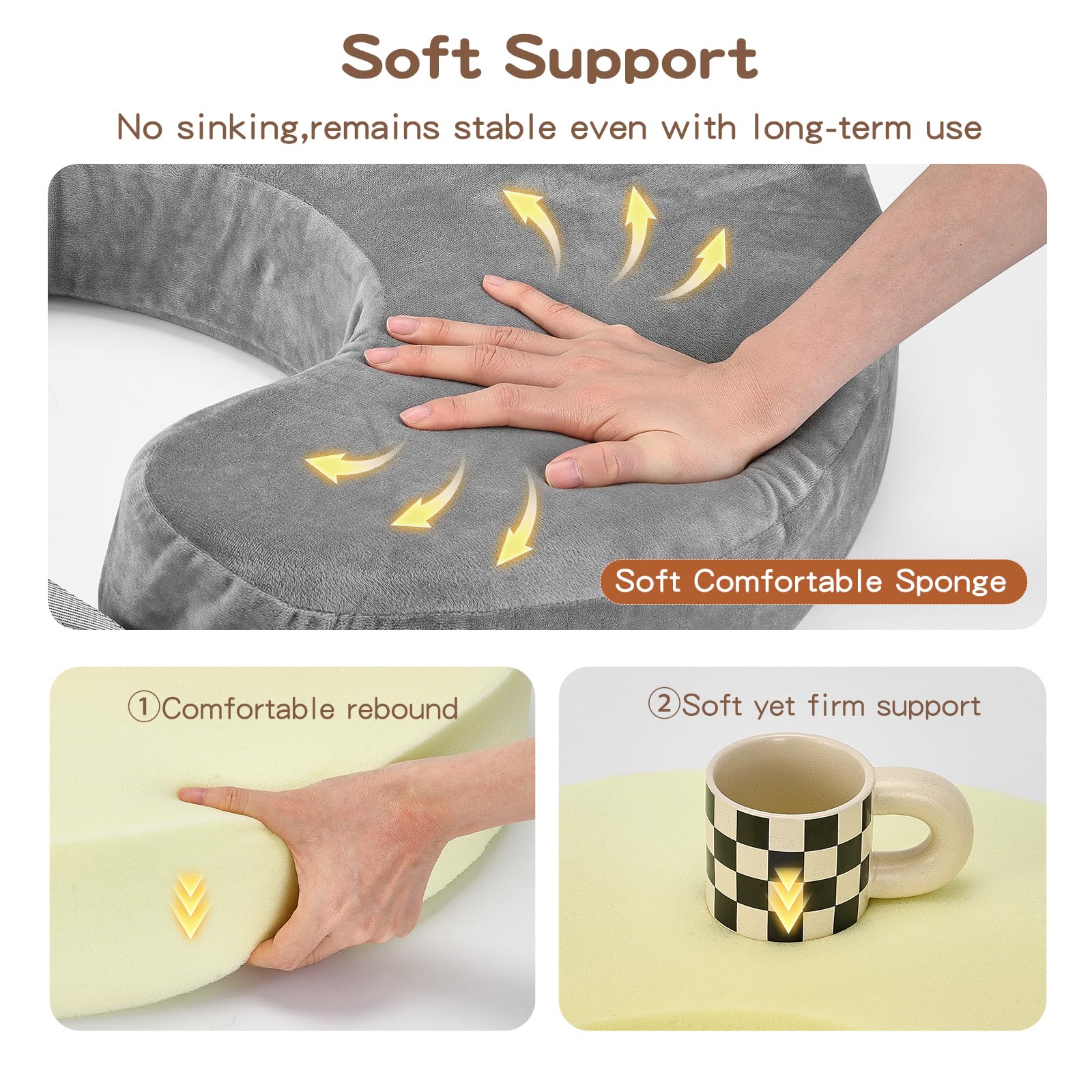 VerveBaby removable machine-washable cover for easy cleaning