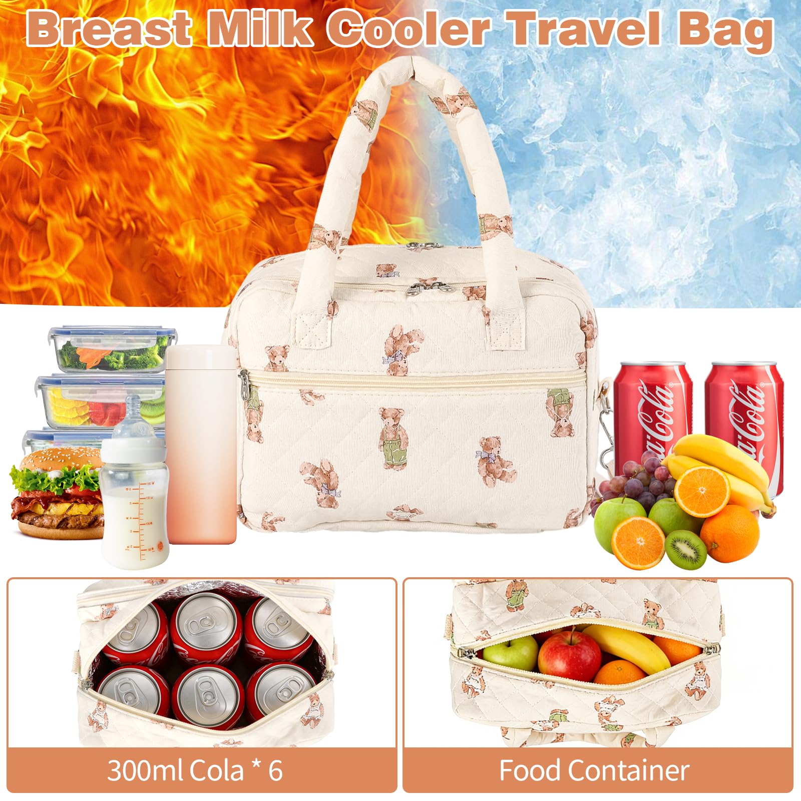VerveBaby multipurpose case doubles as cooler or chic tote.