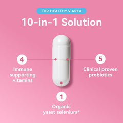 Vevoec Gynable visual hints at odor balance support.