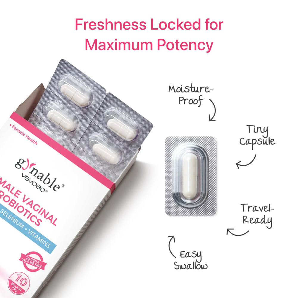 Vevoec Gynable packaging box displayed for quick discreet purchase