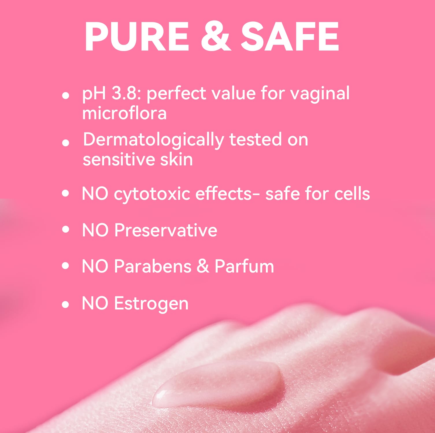 Vevoec Gynable packaging box highlighting compact, hormone-free care.
