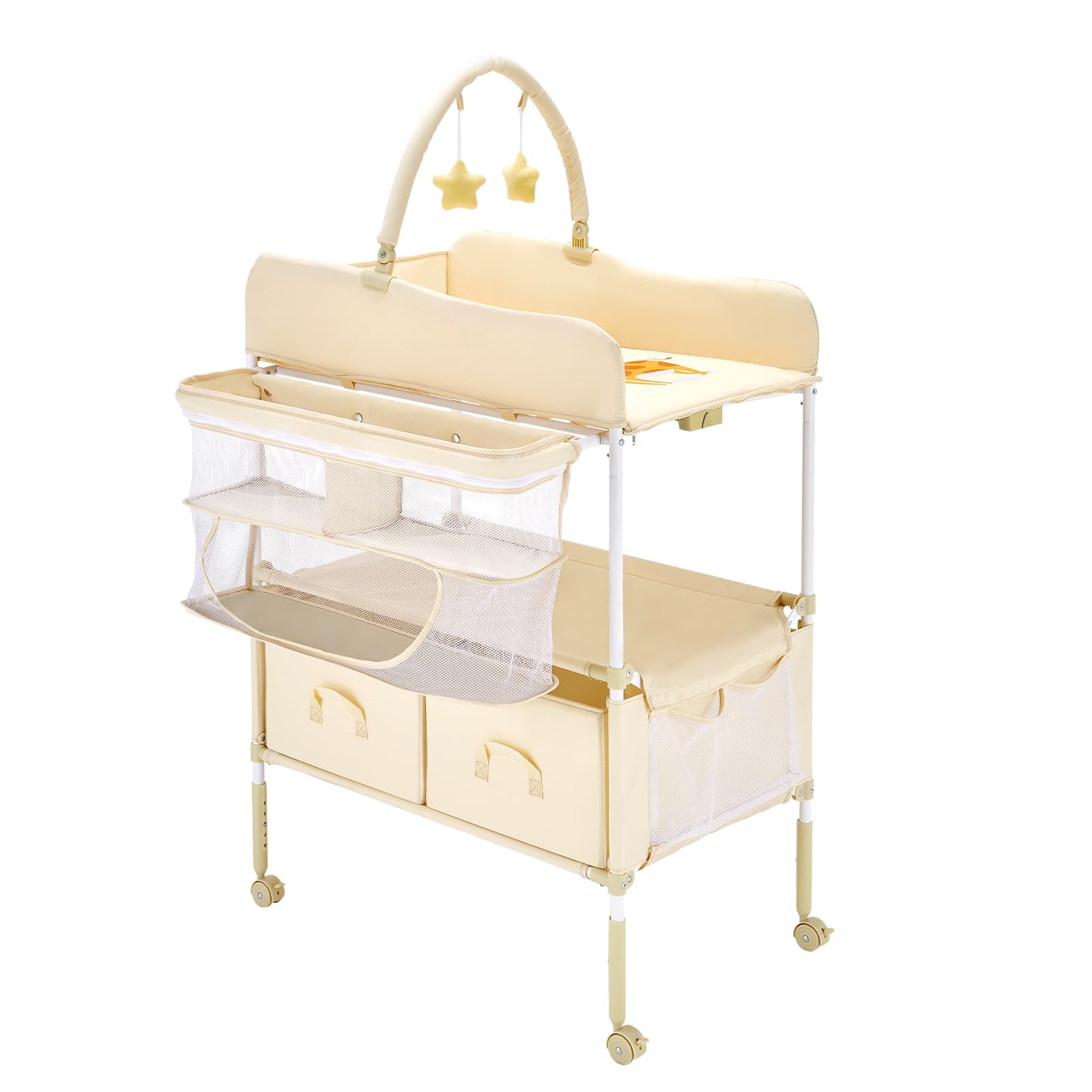 VEVOR baby changing table with star toys and playful accessories