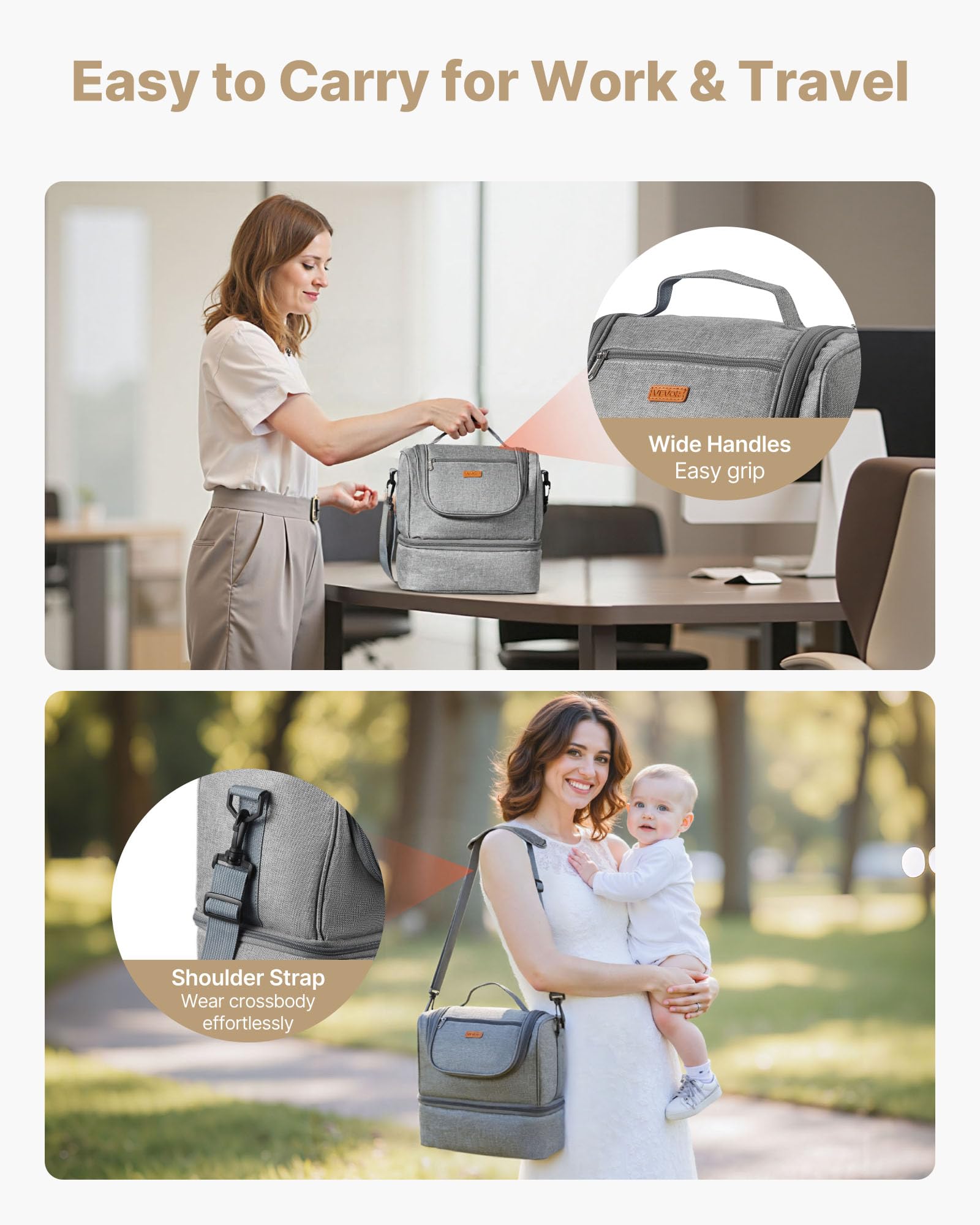 VEVOR insulated mat protects pumps on public surfaces during use.