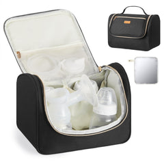 VEVOR wearable breast pump bag in black designed for M5 M6 pumps on the go